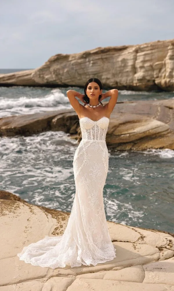 Pearl Wedding Gowns  Shop Online at Ana Koi Bridal